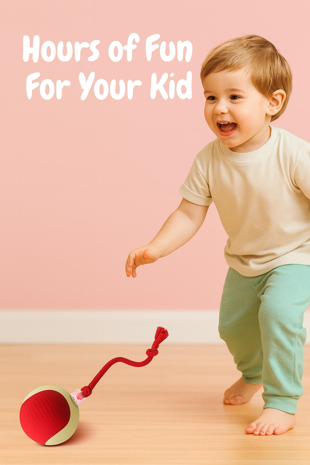 RolliPlay™ – Smart Rolling Fun Ball for Active Kids (1–8 Years)