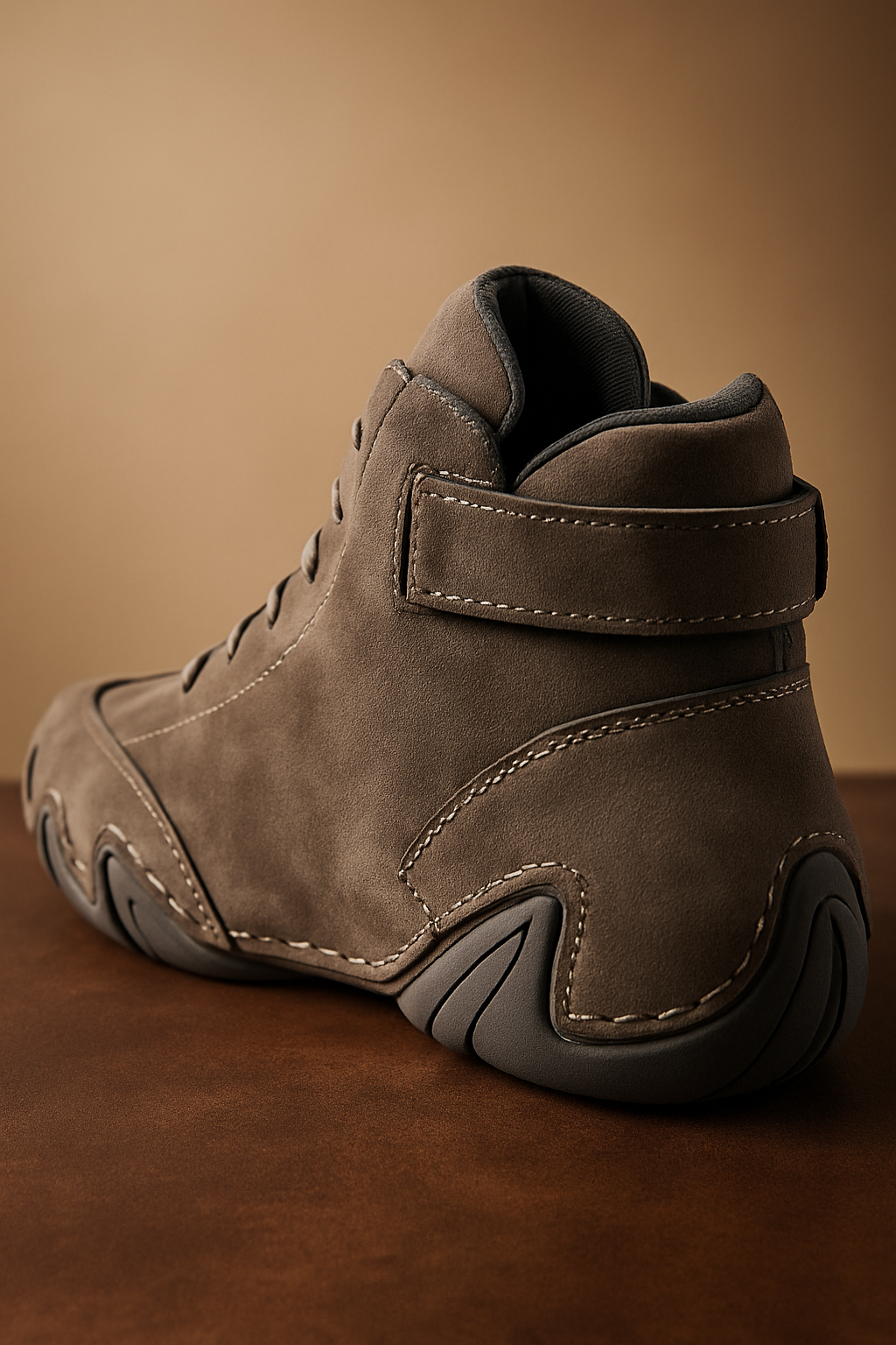 Premium Italian Handmade Suede Casual Boots – Grey